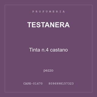 Testanera Tinta n.4 castano — conf. 2 pz