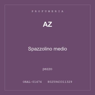 AZ Spazzolino medio — pezzo