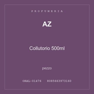 AZ Collutorio 500ml — pezzo