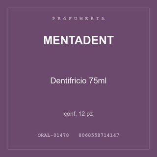 Mentadent Dentifricio 75ml — conf. 6 pz