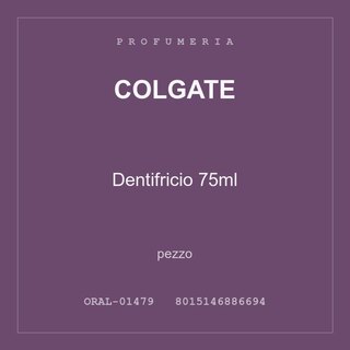 Colgate Dentifricio 75ml — pezzo