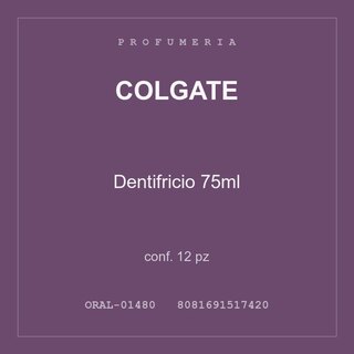Colgate Dentifricio 75ml — conf. 12 pz