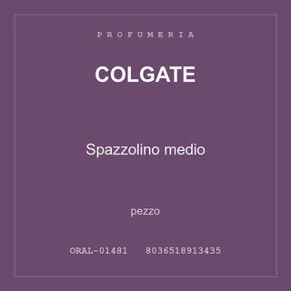 Colgate Spazzolino medio — pezzo