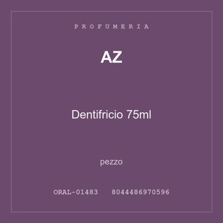AZ Dentifricio 75ml — pezzo