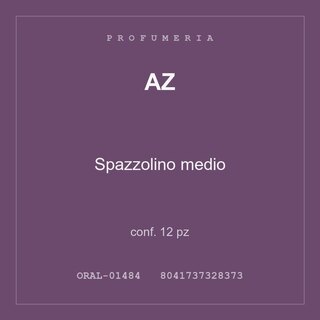AZ Spazzolino medio — conf. 12 pz