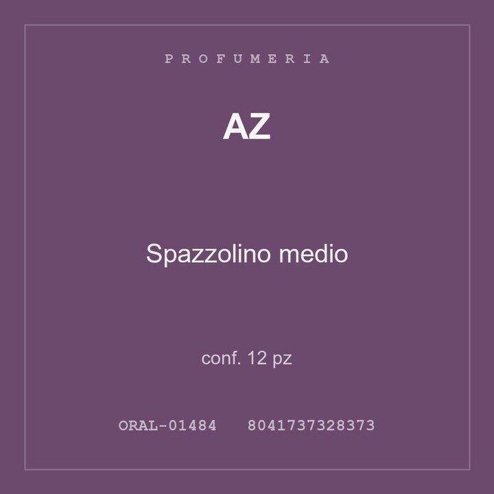 AZ Spazzolino medio — conf. 12 pz