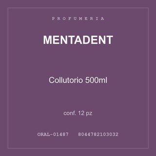 Mentadent Collutorio 500ml — conf. 12 pz