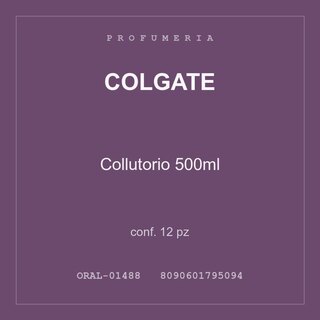 Colgate Collutorio 500ml — conf. 12 pz