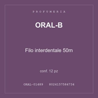 Oral-B Filo interdentale 50m — conf. 6 pz