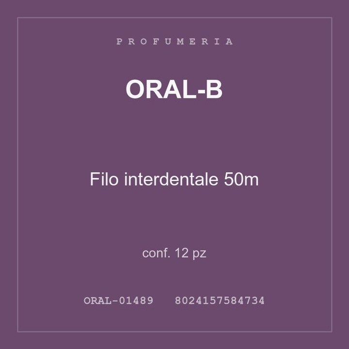 Oral-B Filo interdentale 50m — conf. 6 pz