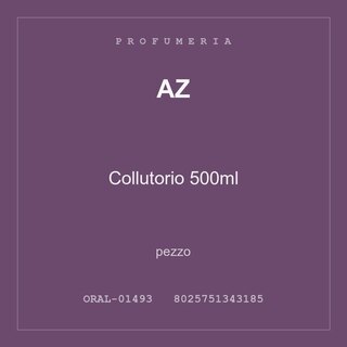 AZ Collutorio 500ml — conf. 2 pz