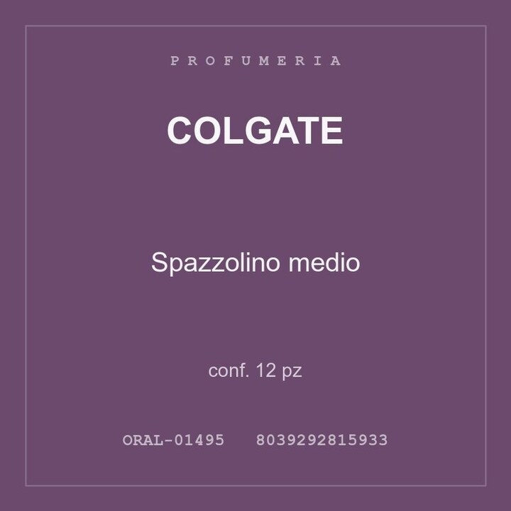 Colgate Spazzolino medio — conf. 12 pz