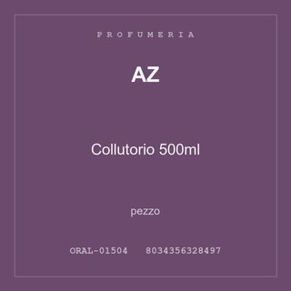 AZ Collutorio 500ml — conf. 3 pz