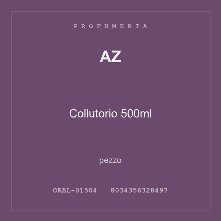 AZ Collutorio 500ml — conf. 3 pz