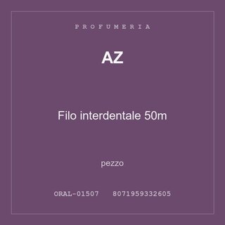 AZ Filo interdentale 50m — conf. 2 pz
