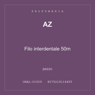 AZ Filo interdentale 50m — conf. 3 pz