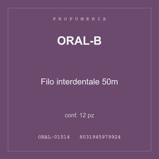 Oral-B Filo interdentale 50m — conf. 25 pz