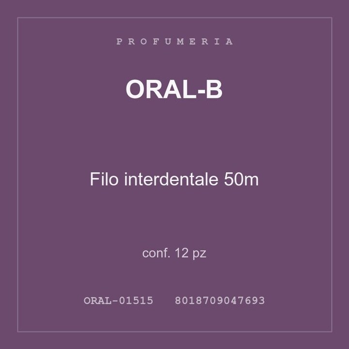 Oral-B Filo interdentale 50m — conf. 35 pz