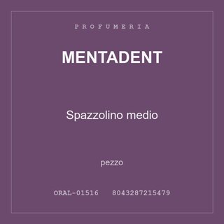 Mentadent Spazzolino medio — conf. 2 pz