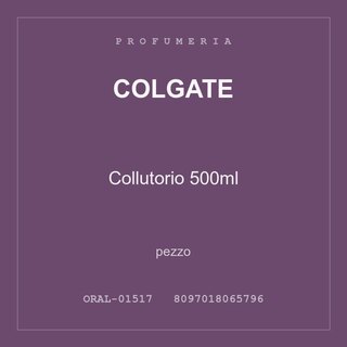 Colgate Collutorio 500ml — conf. 2 pz