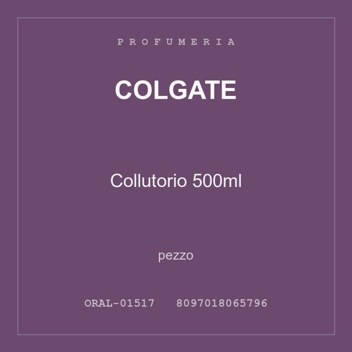 Colgate Collutorio 500ml — conf. 2 pz