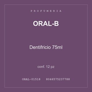 Oral-B Dentifricio 75ml — conf. 6 pz