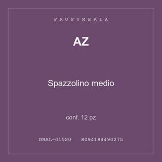 AZ Spazzolino medio — conf. 25 pz