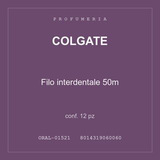 Colgate Filo interdentale 50m — conf. 12 pz