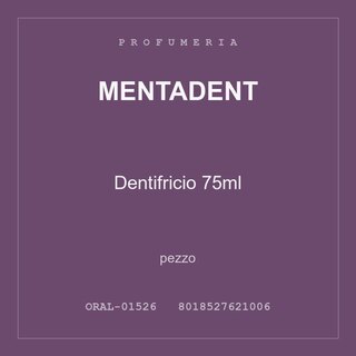 Mentadent Dentifricio 75ml — conf. 2 pz
