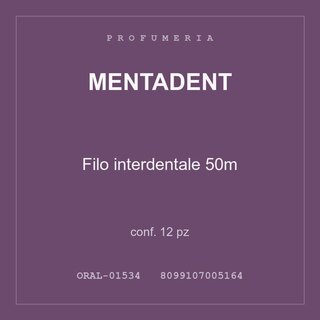 Mentadent Filo interdentale 50m — conf. 6 pz