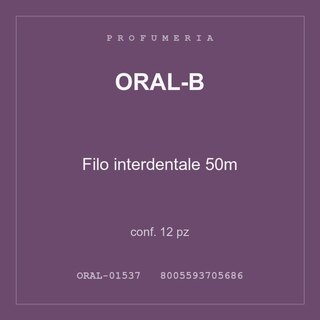 Oral-B Filo interdentale 50m — conf. 3 pz