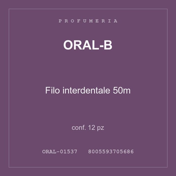 Oral-B Filo interdentale 50m — conf. 3 pz