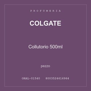 Colgate Collutorio 500ml — conf. 3 pz