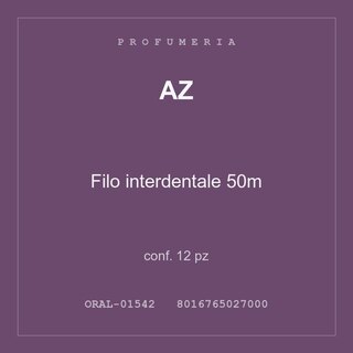AZ Filo interdentale 50m — conf. 12 pz