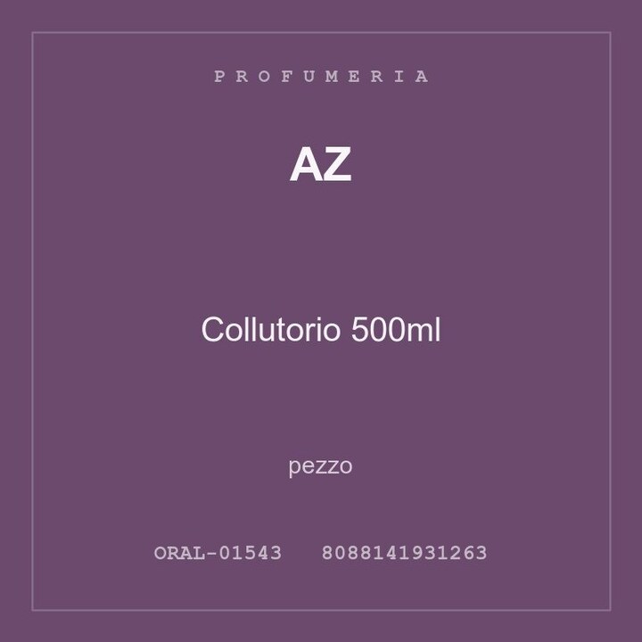 AZ Collutorio 500ml — conf. 4 pz