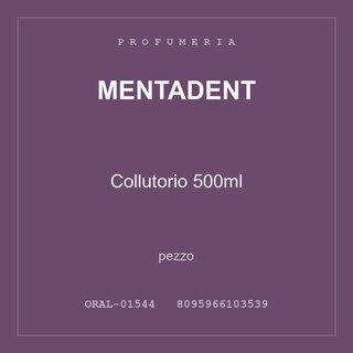 Mentadent Collutorio 500ml — conf. 4 pz