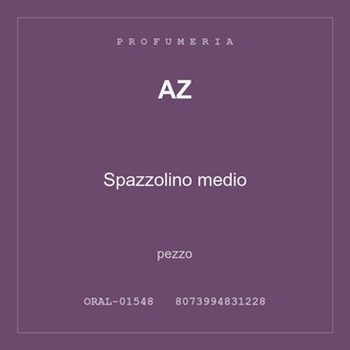 AZ Spazzolino medio — conf. 2 pz