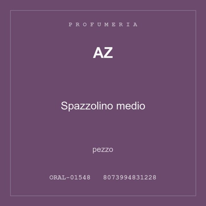 AZ Spazzolino medio — conf. 2 pz