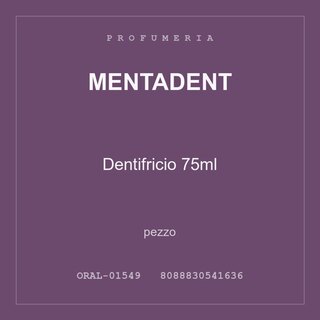 Mentadent Dentifricio 75ml — conf. 8 pz
