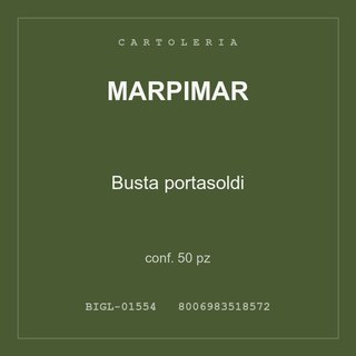 Marpimar Busta portasoldi — conf. 50 pz