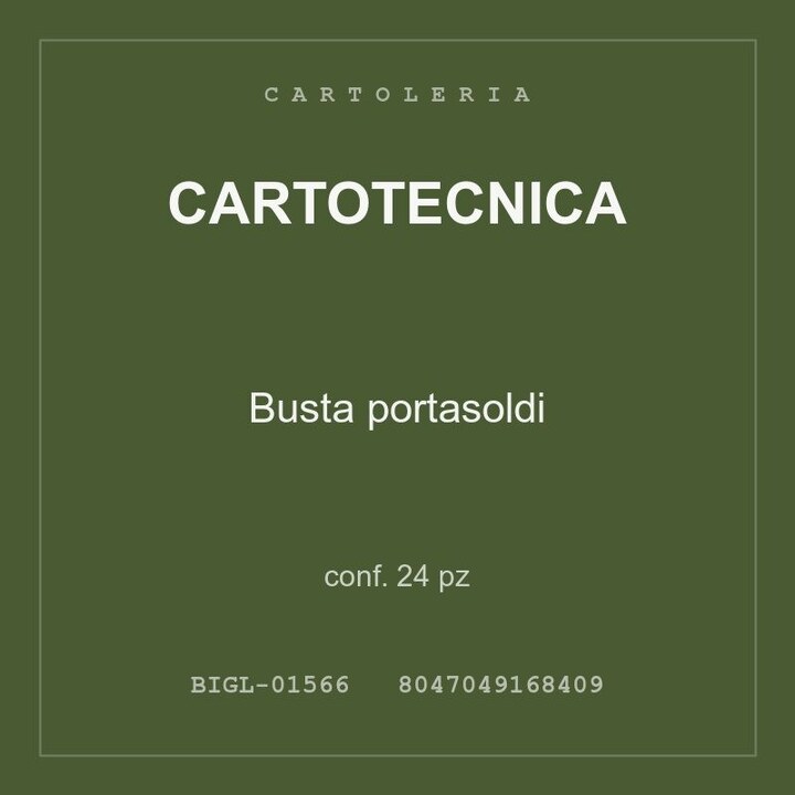 Cartotecnica Busta portasoldi — conf. 24 pz