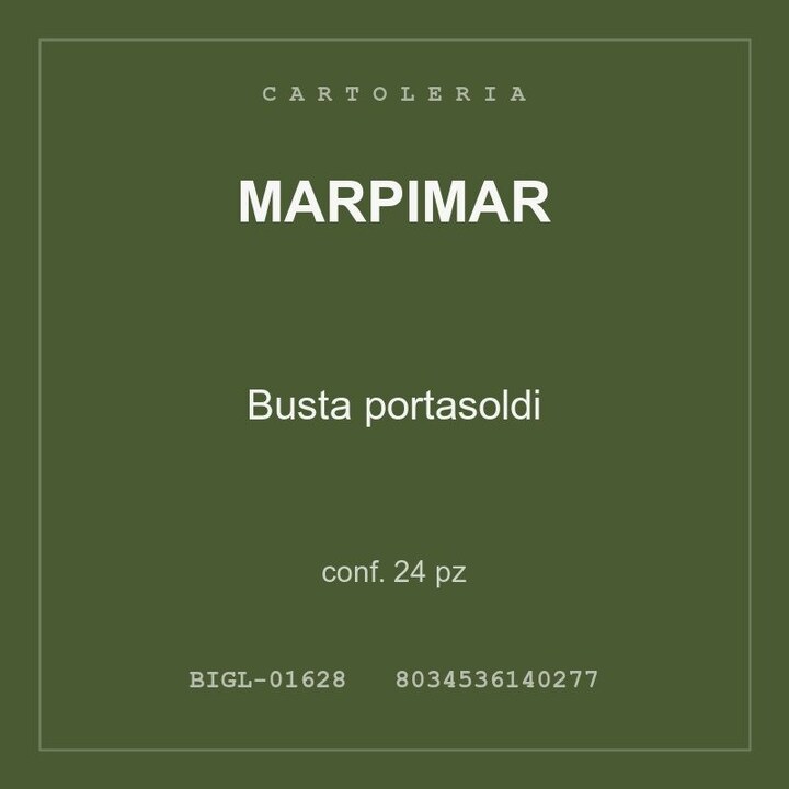 Marpimar Busta portasoldi — conf. 95 pz