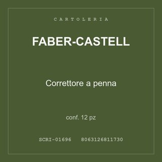 Faber-Castell Correttore a penna — conf. 12 pz