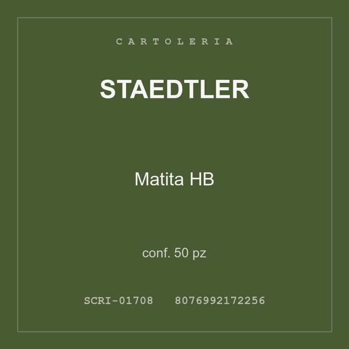Staedtler Matita HB — conf. 50 pz