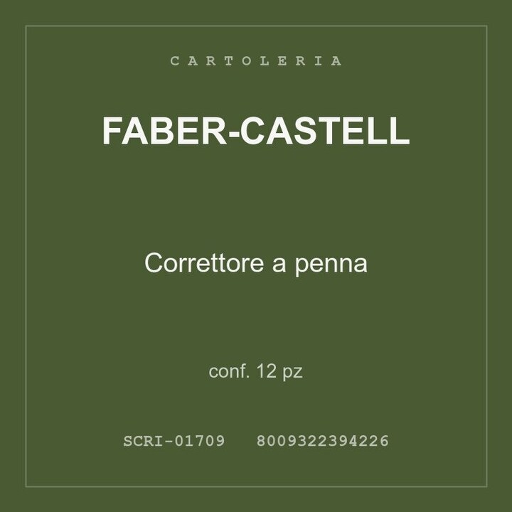 Faber-Castell Correttore a penna — conf. 6 pz
