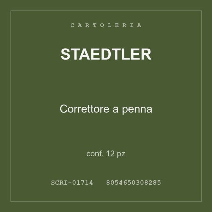 Staedtler Correttore a penna — conf. 25 pz