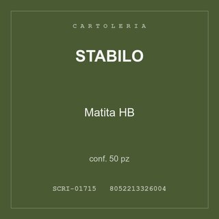 Stabilo Matita HB — conf. 50 pz