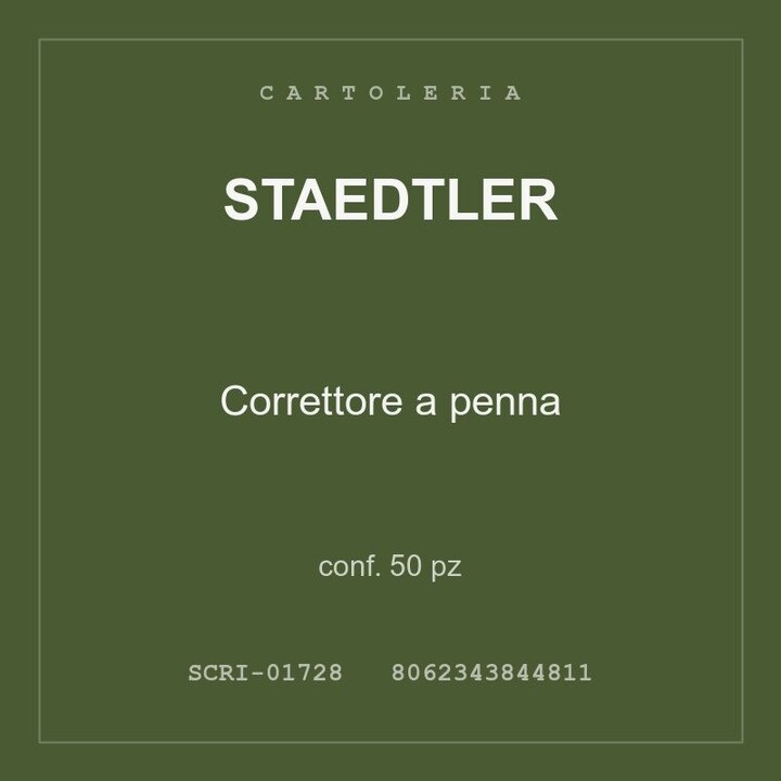 Staedtler Correttore a penna — conf. 100 pz
