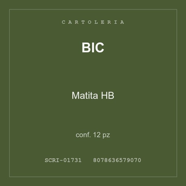 BIC Matita HB — conf. 12 pz