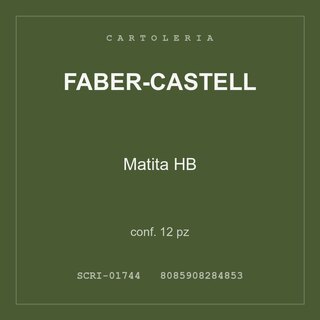 Faber-Castell Matita HB — conf. 35 pz